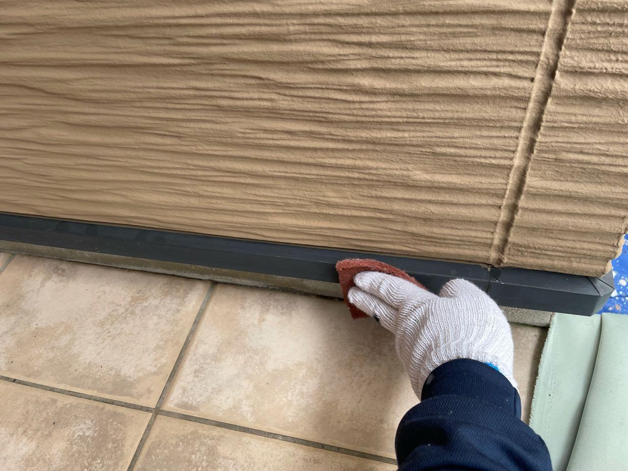 【水切り塗装】ケレン作業