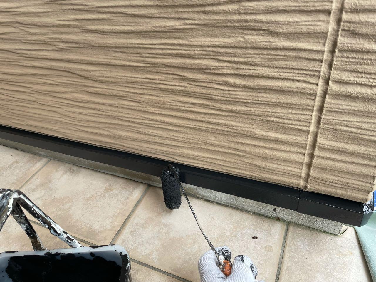 【水切り塗装】上塗り