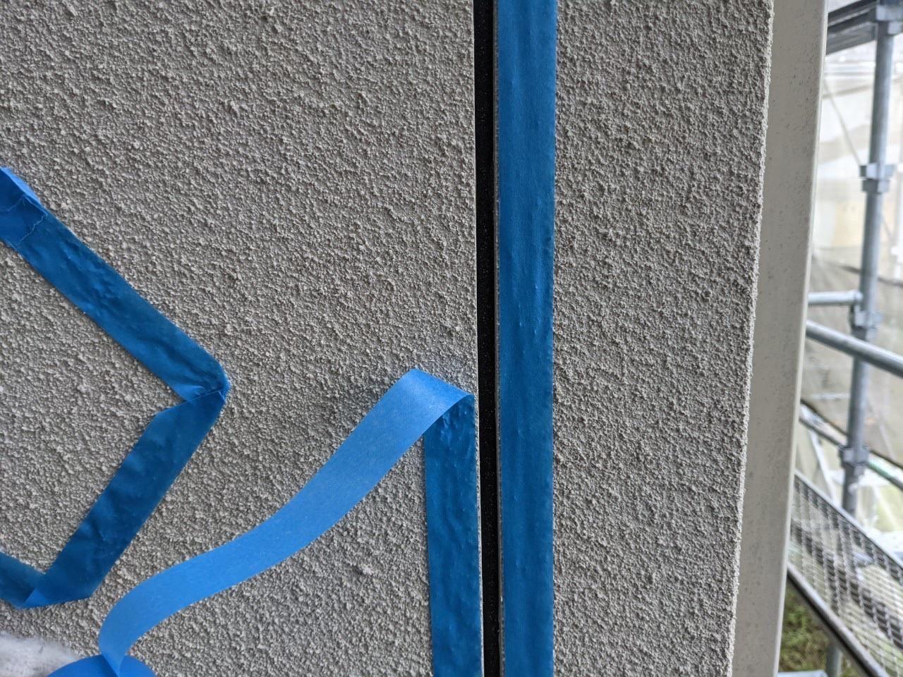 【シーリング工事】マスキング貼り