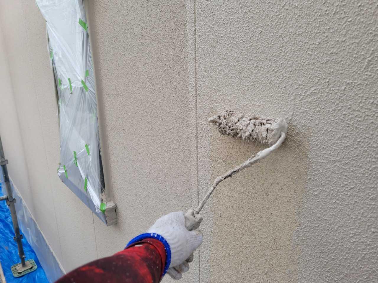 【外壁塗装1】中塗り