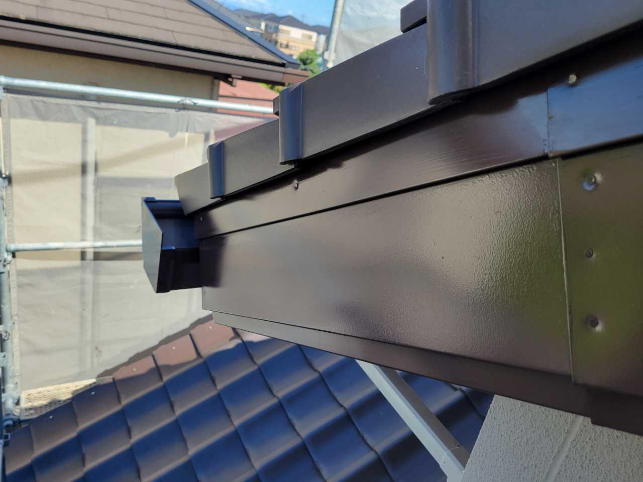 【破風・鼻隠し塗装】完了