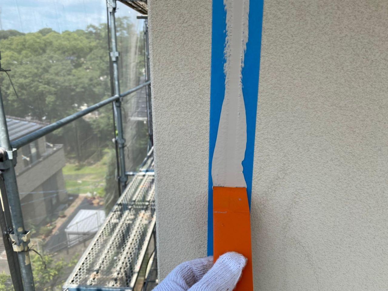 【シーリング工事】ヘラ押さえ