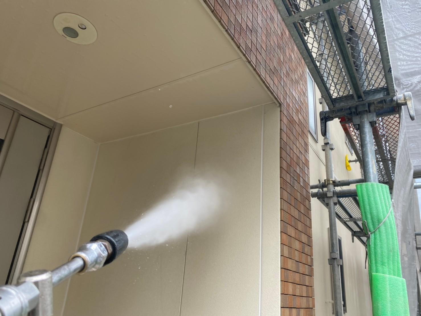 【外壁洗浄】高圧水洗浄