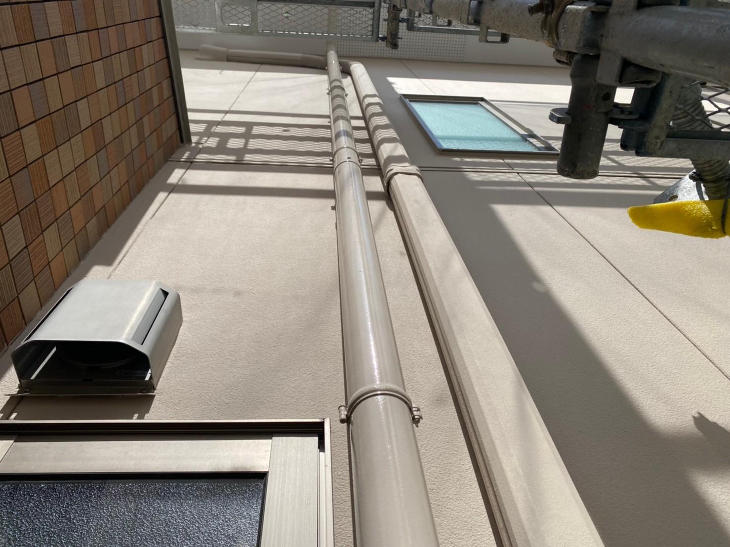 【雨樋塗装】完了