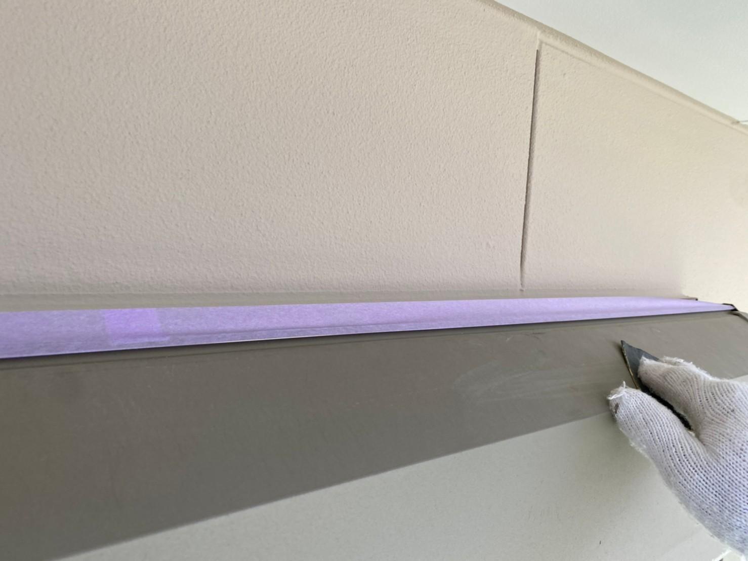 【シャッターボックス塗装】ケレン作業