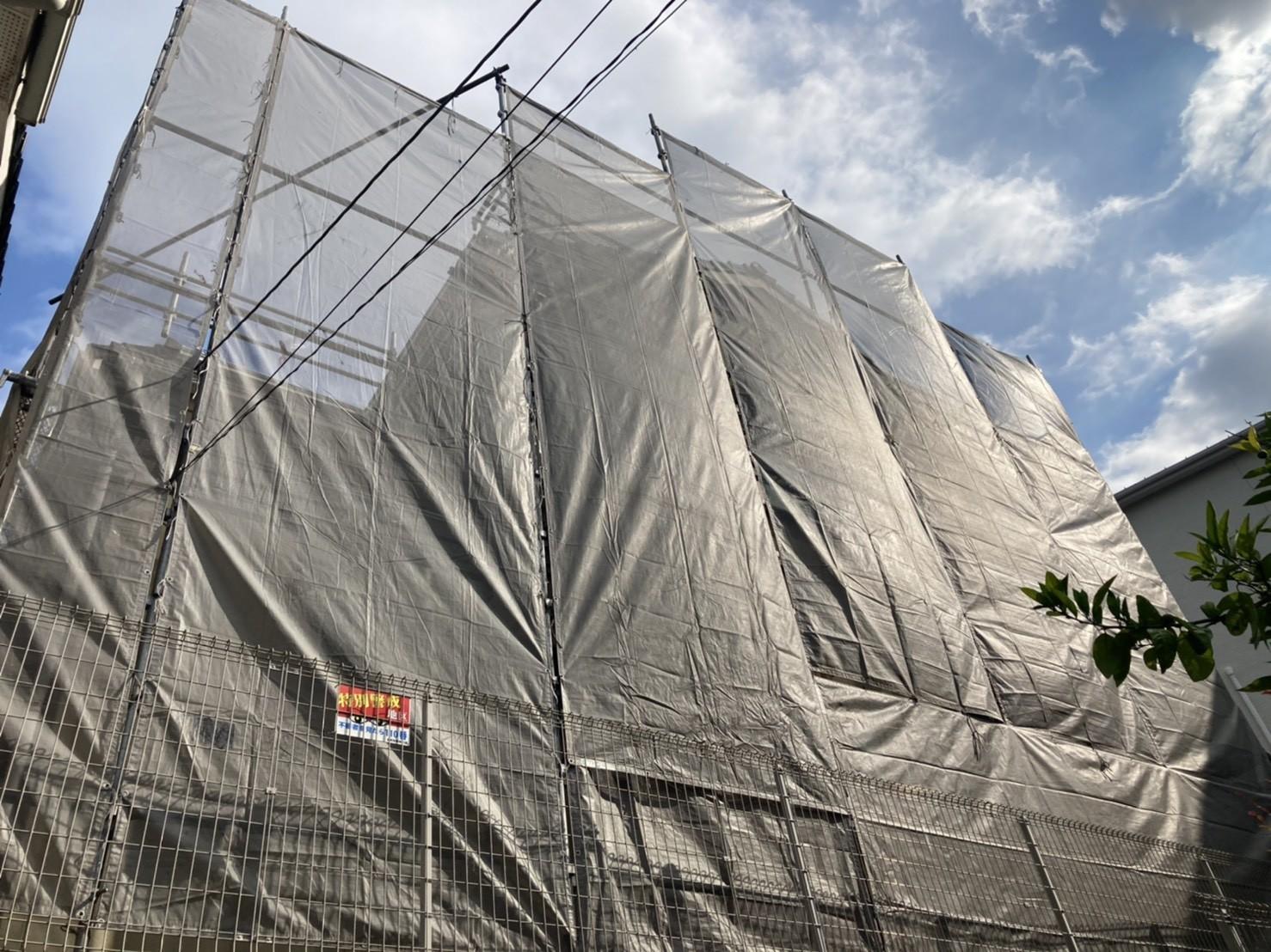 【足場設置工事】完了全景