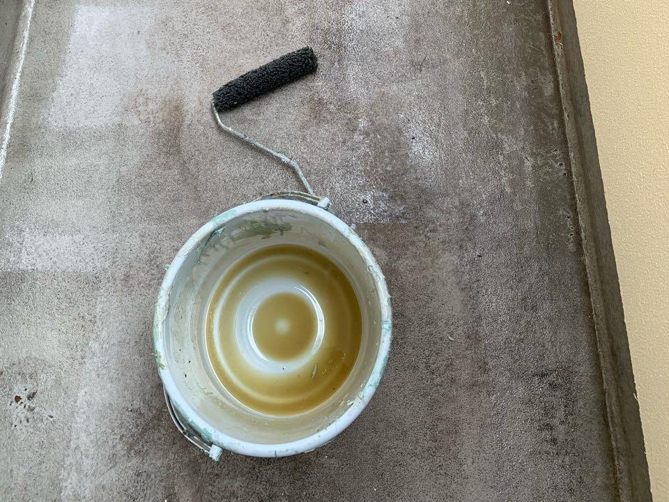 【防水工事】プライマー塗布