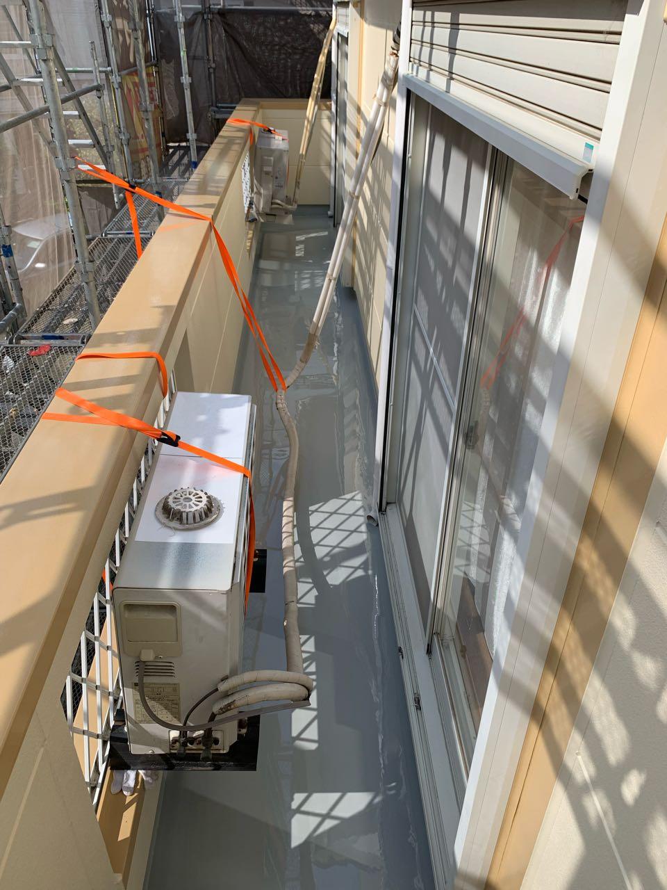 【防水工事】ウレタン防水塗布2回目