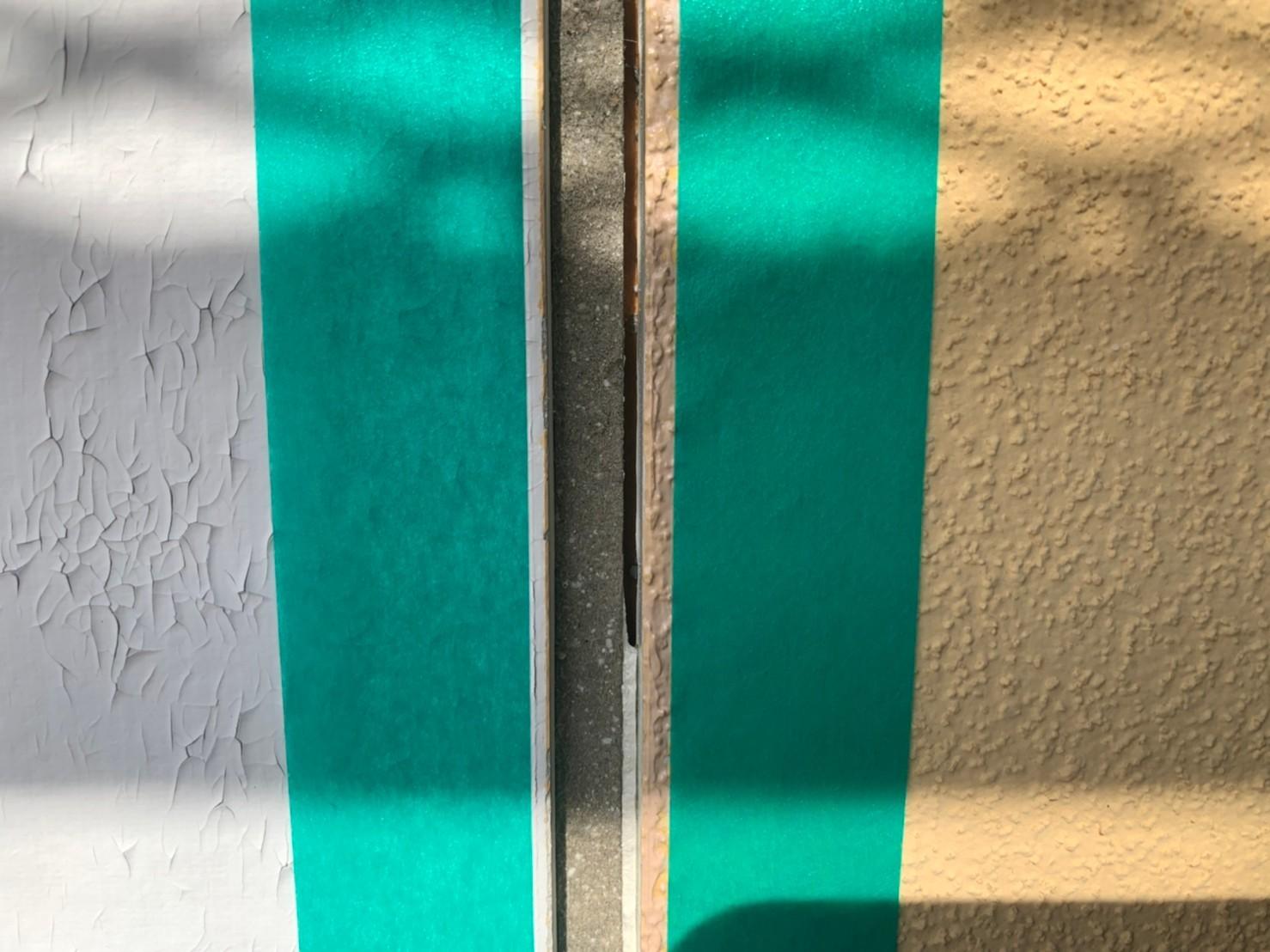 【シーリング工事】マスキング貼り