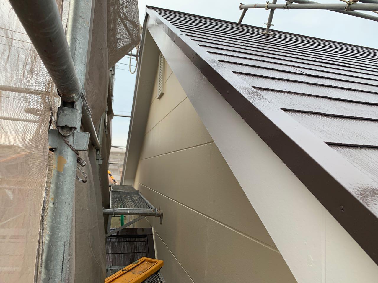 【破風・鼻隠し塗装】完了