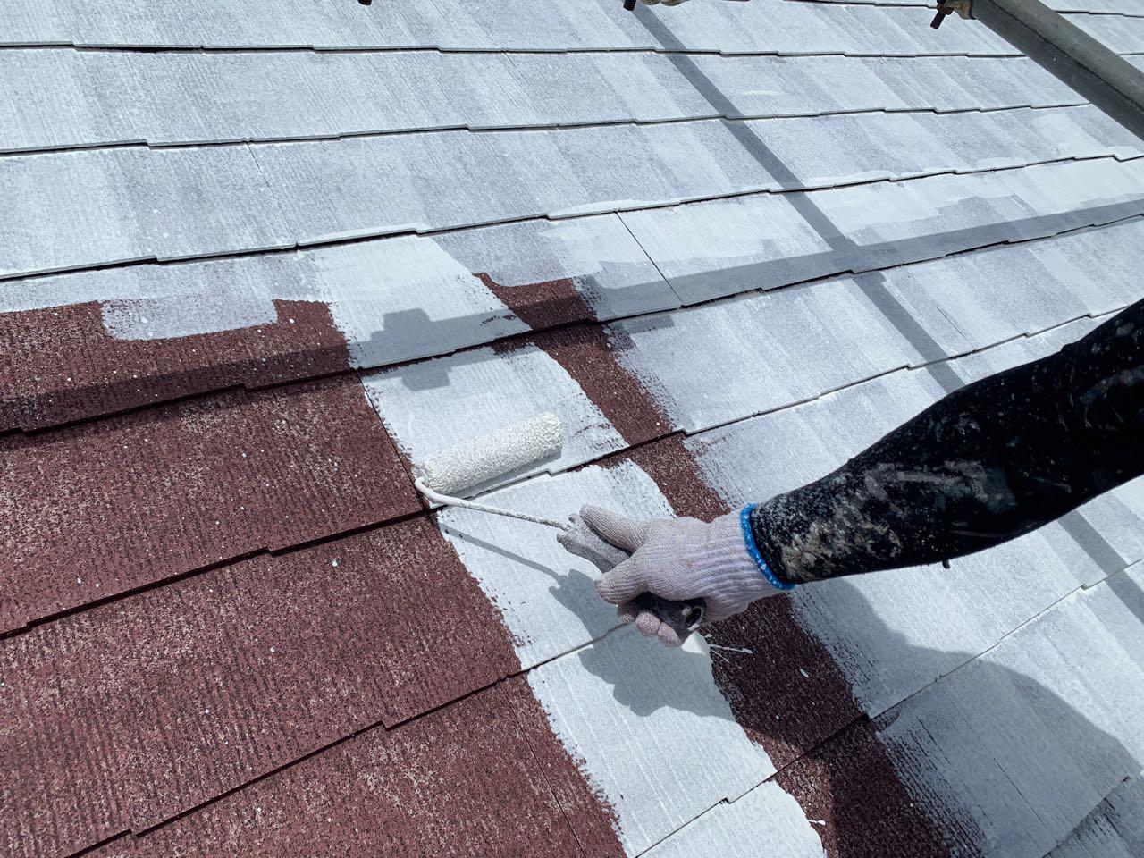 【屋根塗装】下塗り1