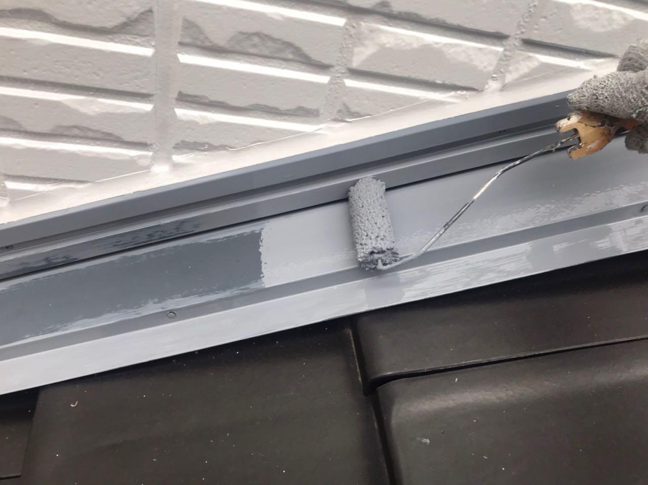 【熨斗板金塗装】仕上げ塗装1回目