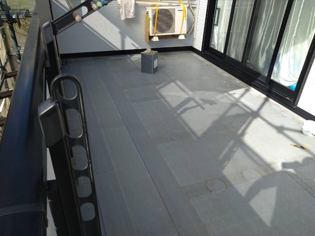 【防水工事】プライマー塗布