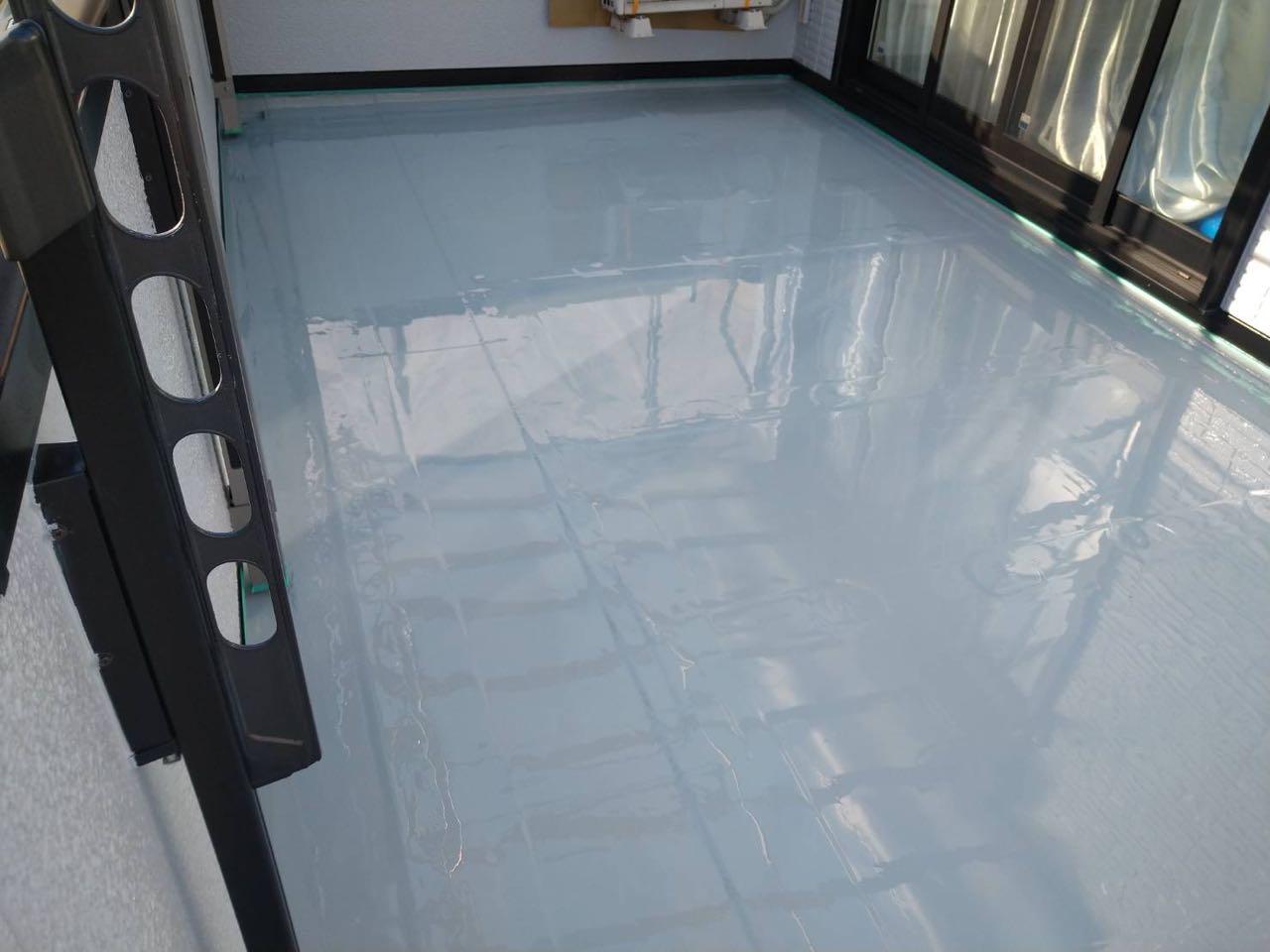 【防水工事】ウレタン防水塗布2回目