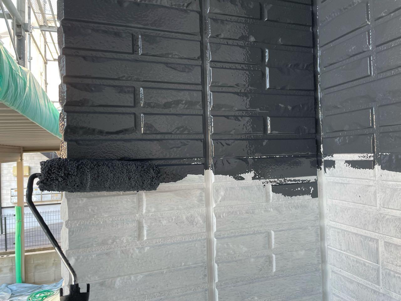 【外壁塗装2】中塗り