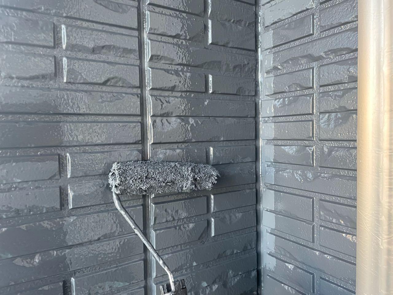 【外壁塗装2】上塗り