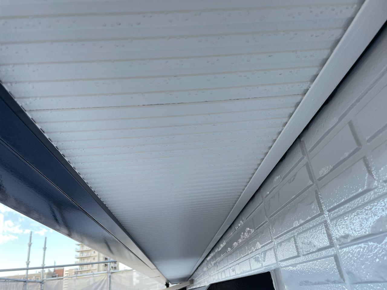 【軒天塗装】完了