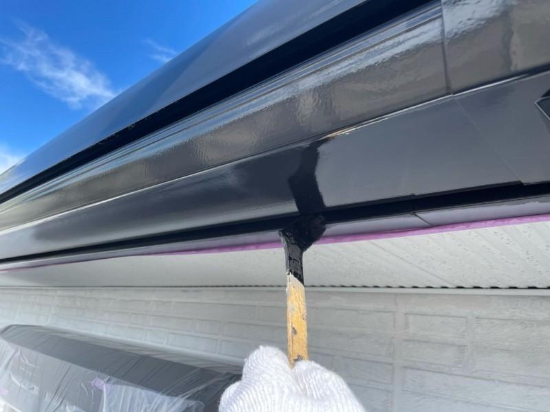 【破風・鼻隠し塗装】下塗り