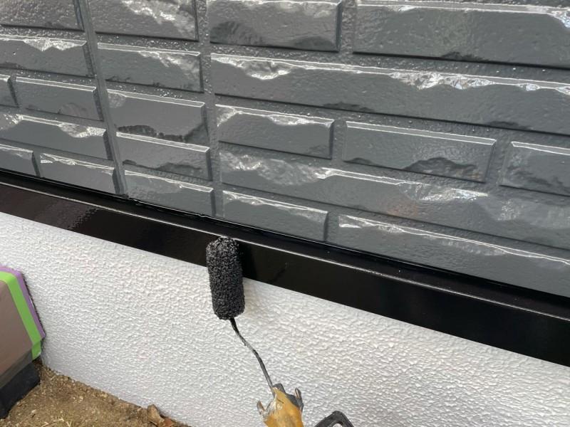 【水切り塗装】上塗り