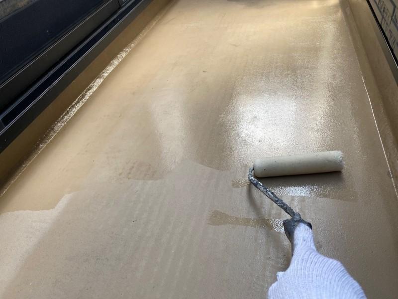 【防水工事】プライマー塗布