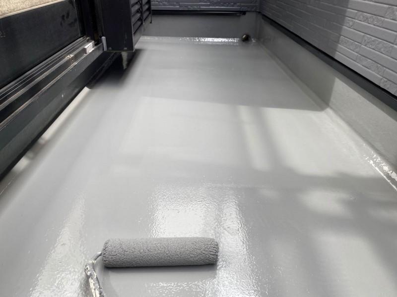 【防水工事】ウレタン防水塗布2回目