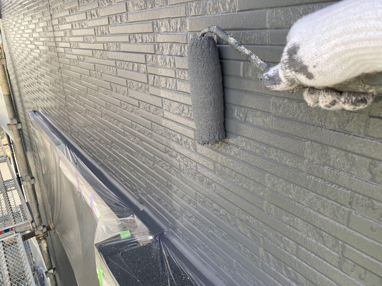 【外壁塗装1】上塗り