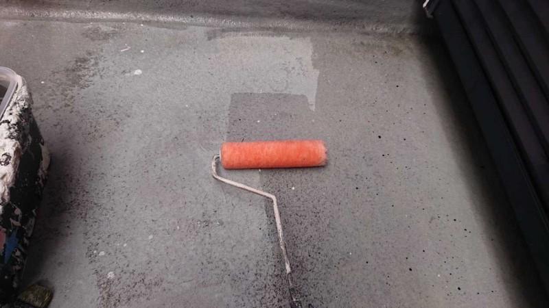 【防水工事】プライマー塗布