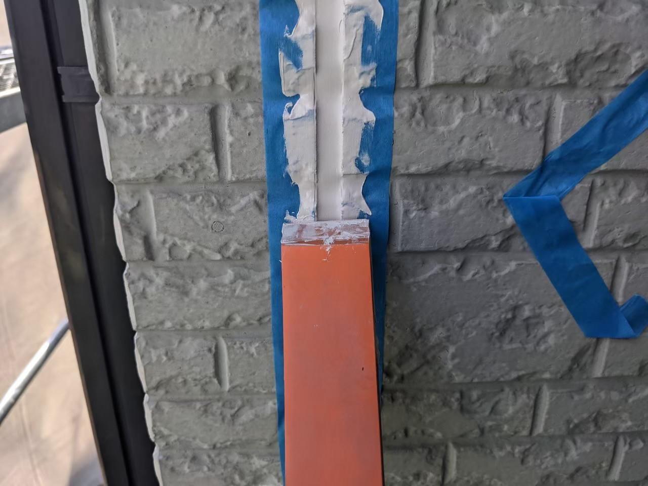 【シーリング工事】ヘラ押さえ