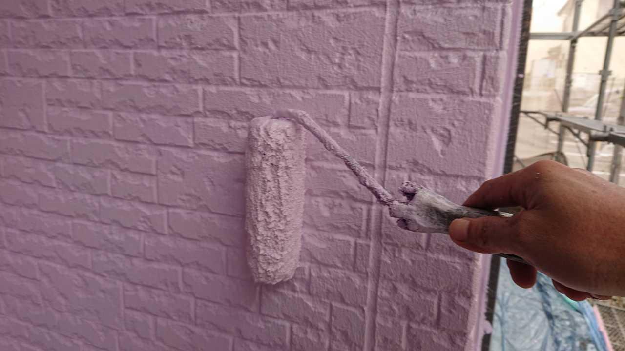 【外壁塗装1】上塗り