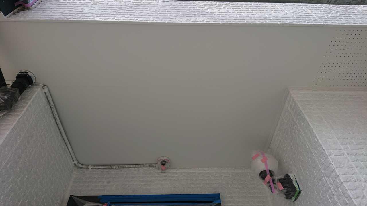 【軒天塗装】完了