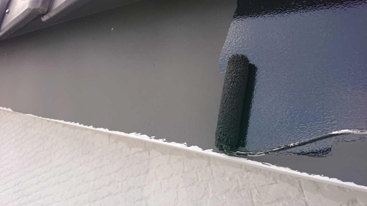 【破風・鼻隠し塗装】下塗り