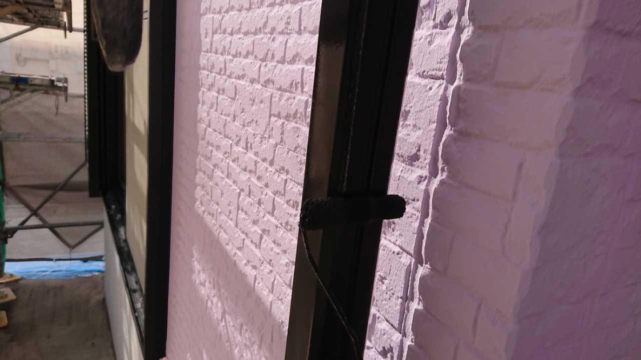 【雨樋塗装】下塗り