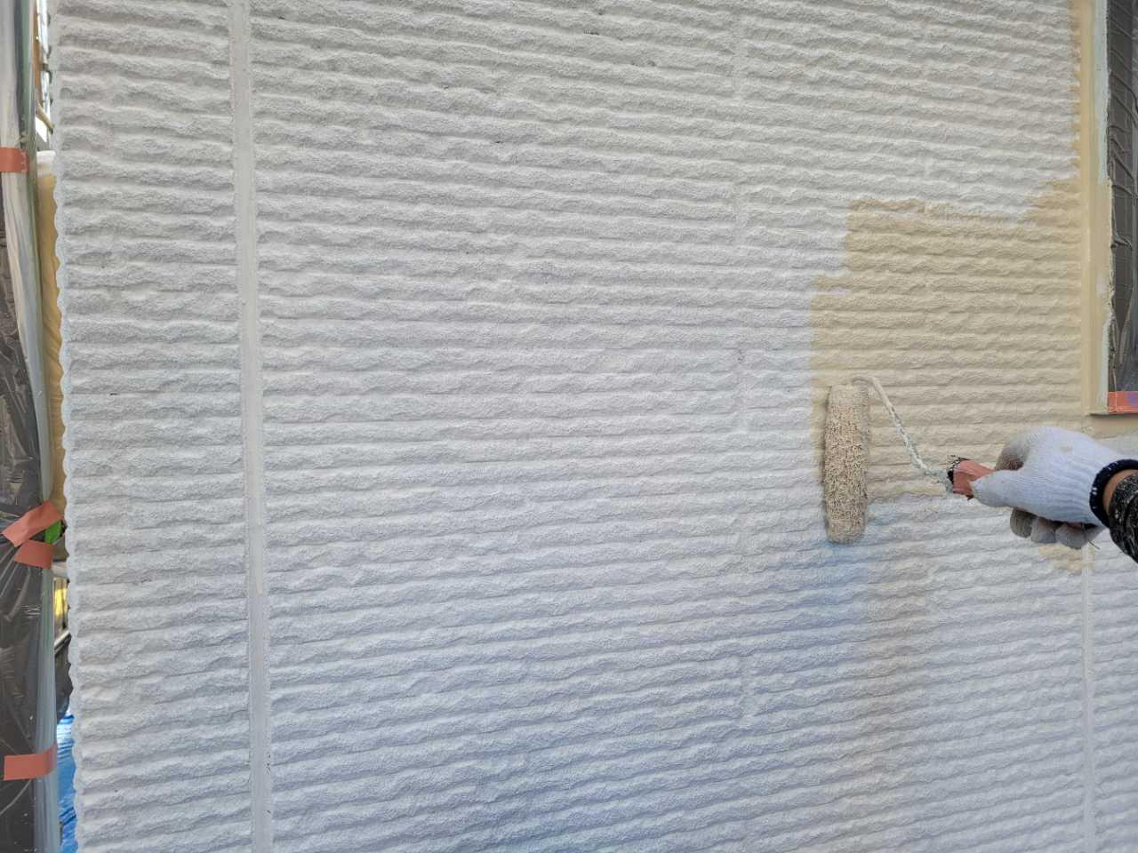 【外壁塗装1】中塗り