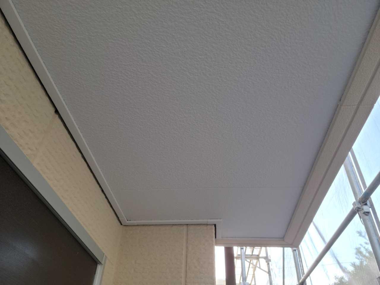 【軒天塗装】完了