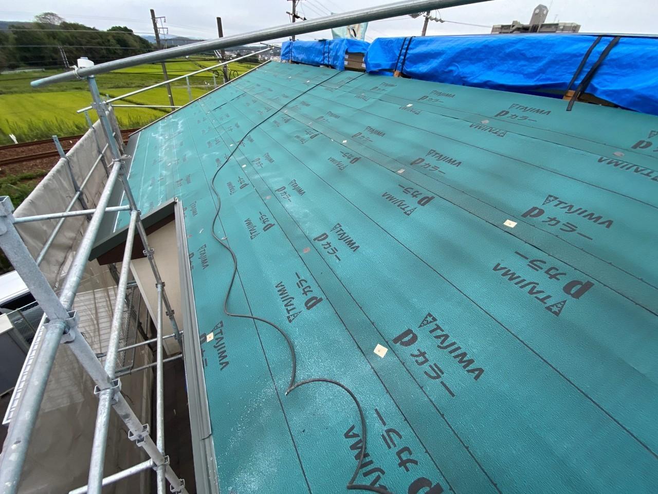 【屋根板金工事】ルーフィング