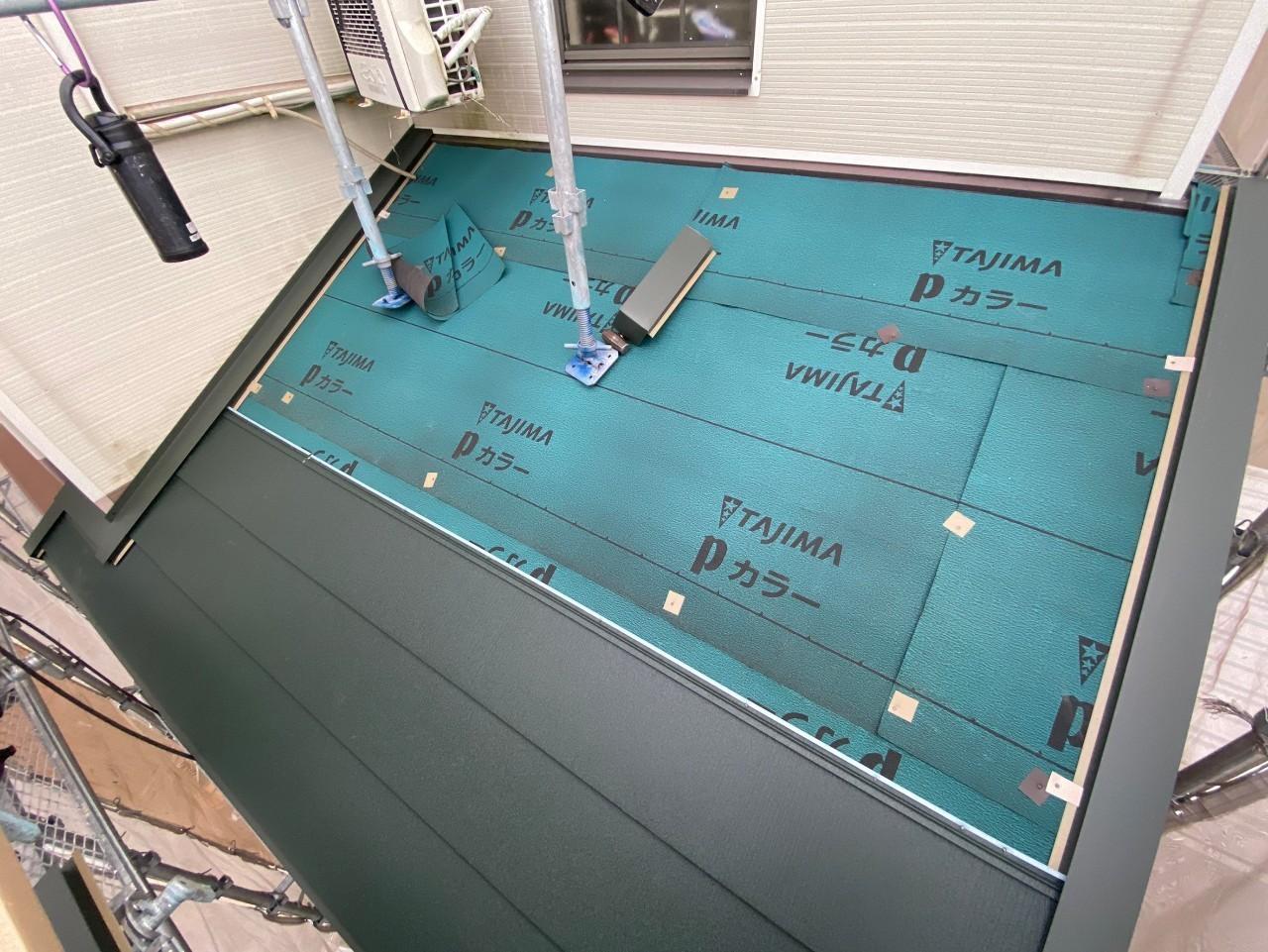 【屋根板金工事】屋根本体施工2