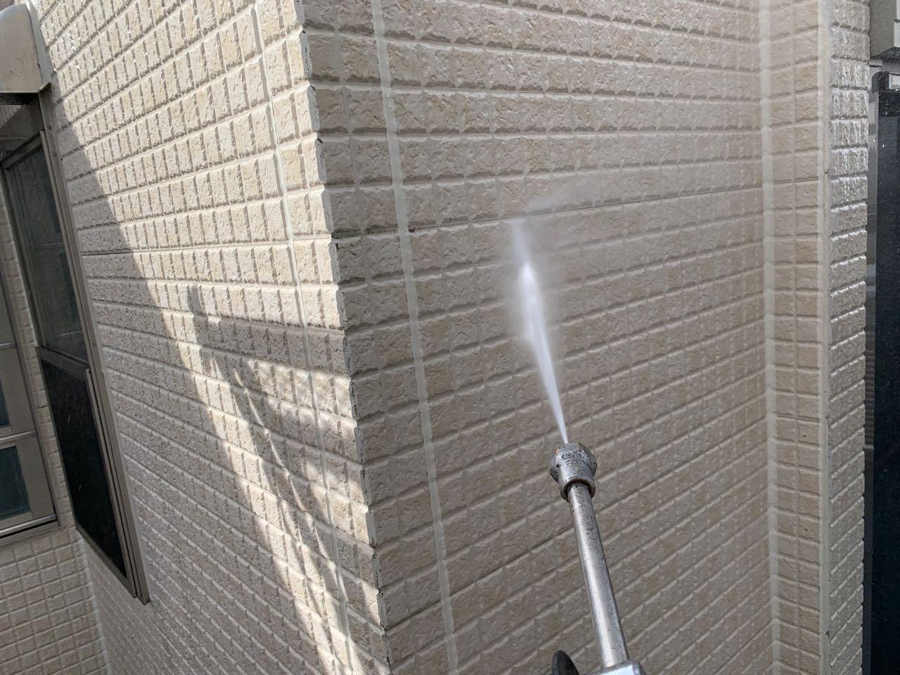 【外壁洗浄】高圧水洗浄