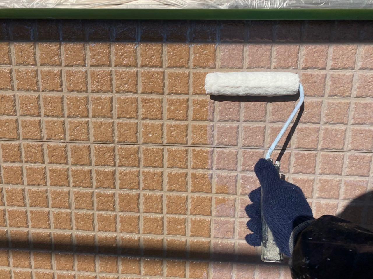 【外壁塗装1】上塗り