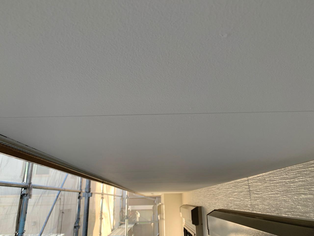 【軒天塗装】完了