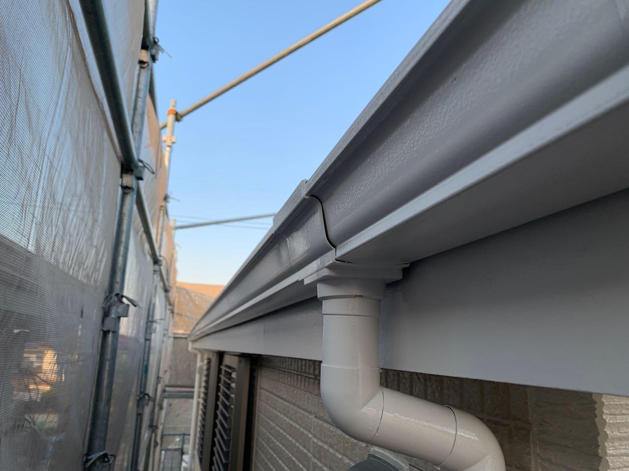 【雨樋塗装】完了