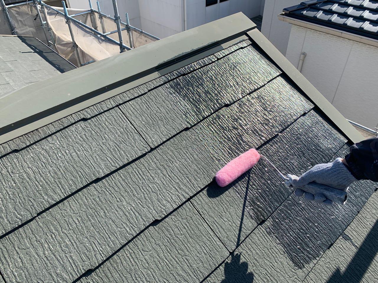 【屋根塗装】下塗り1