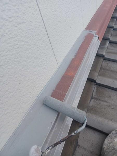 【熨斗板金塗装】仕上げ塗装1回目