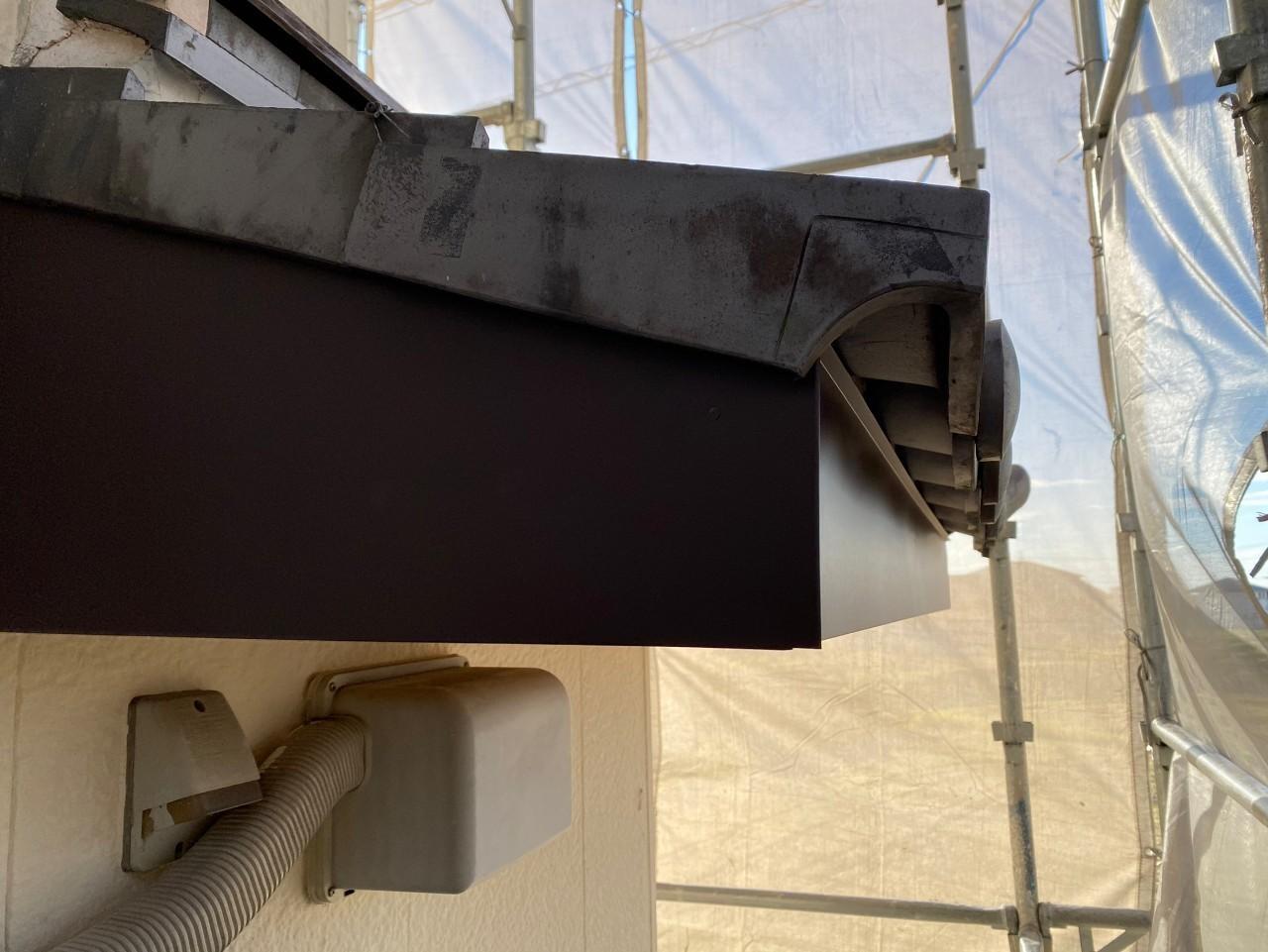 【破風・鼻隠し板金工事】完了