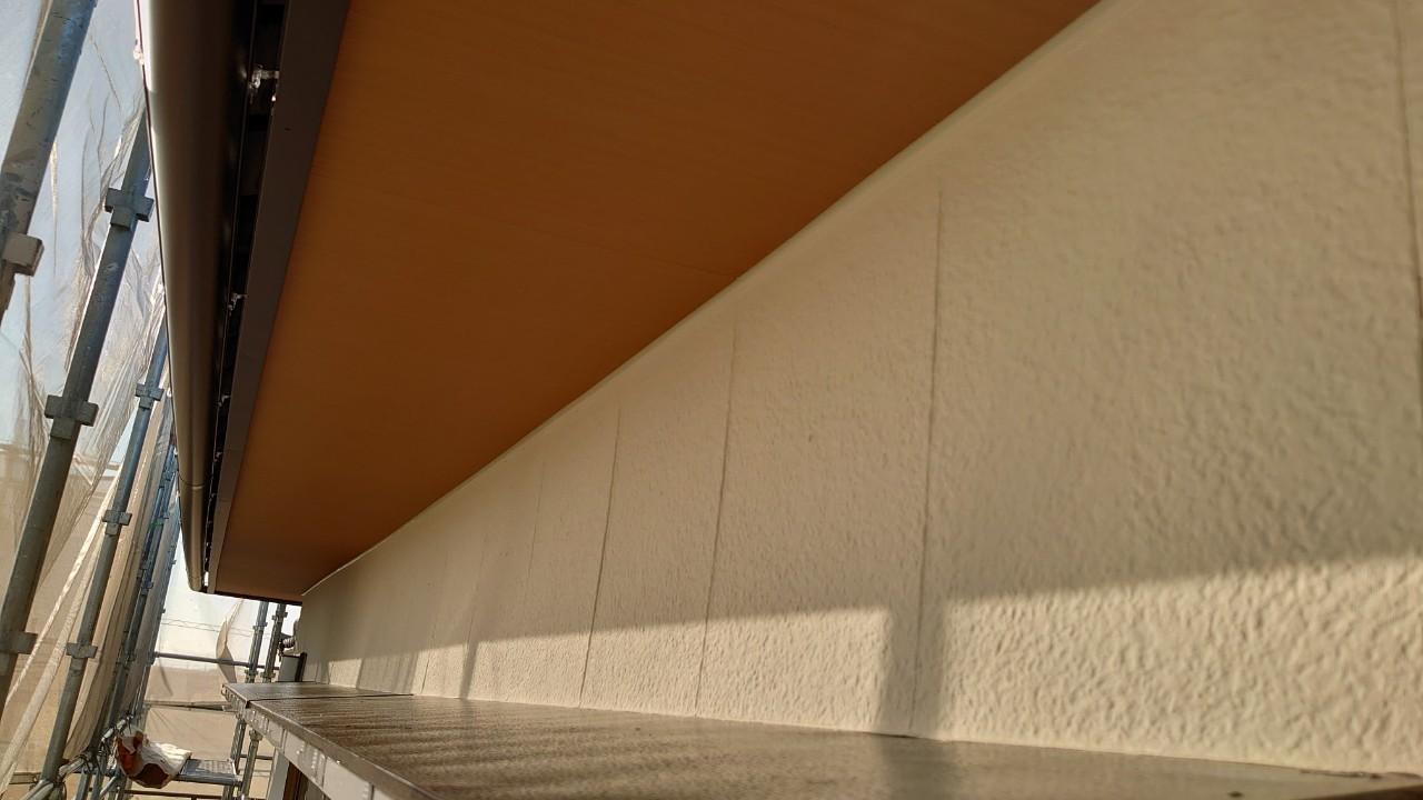 【軒天板金包み工事】完了