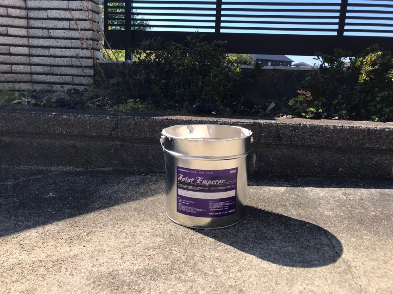 【シーリング工事】ヘラ押さえ