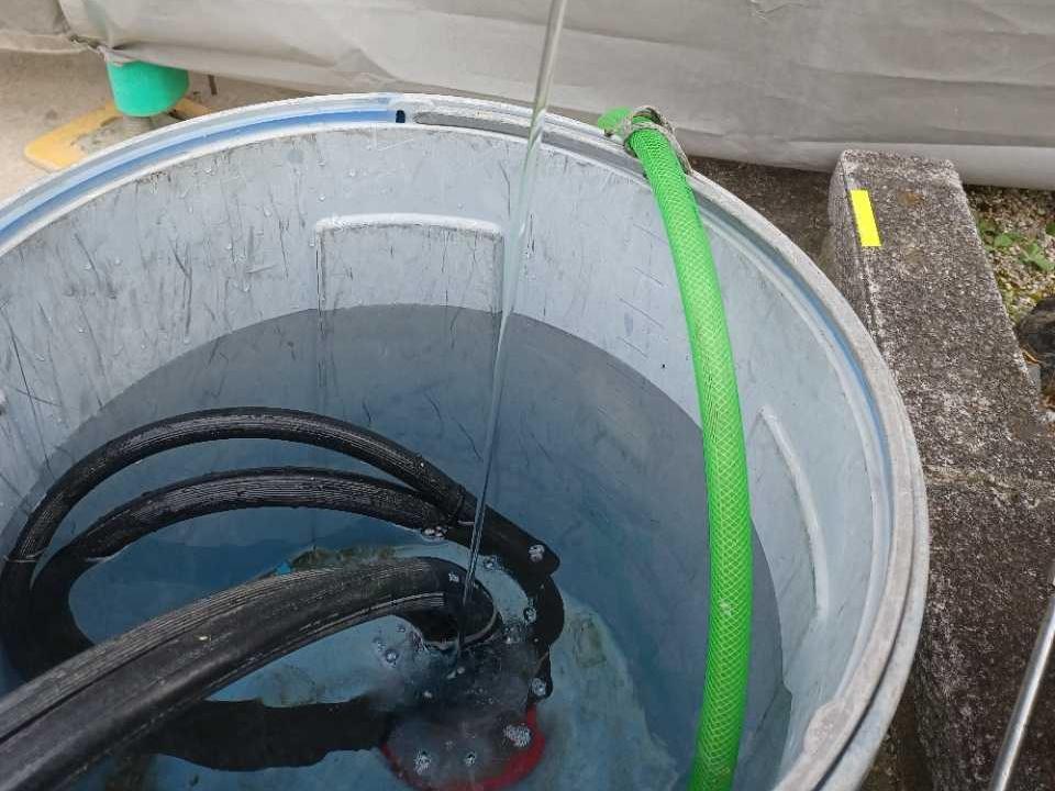 【バイオ洗剤準備】原液混入