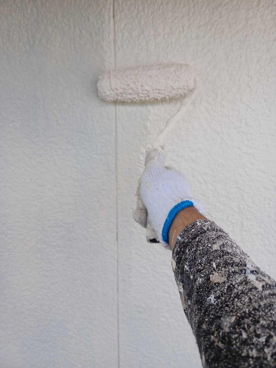 【外壁塗装1】上塗り