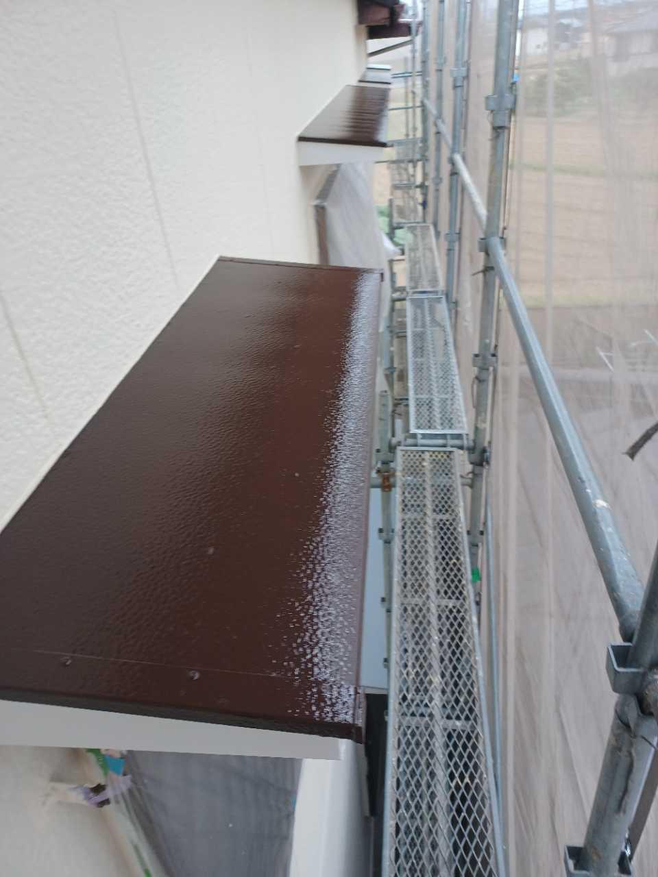 【庇塗装】完了