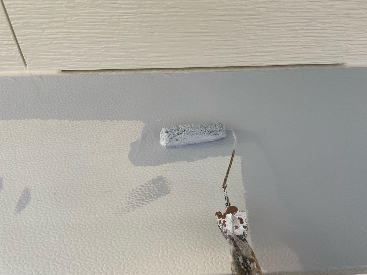 【庇塗装】下塗り