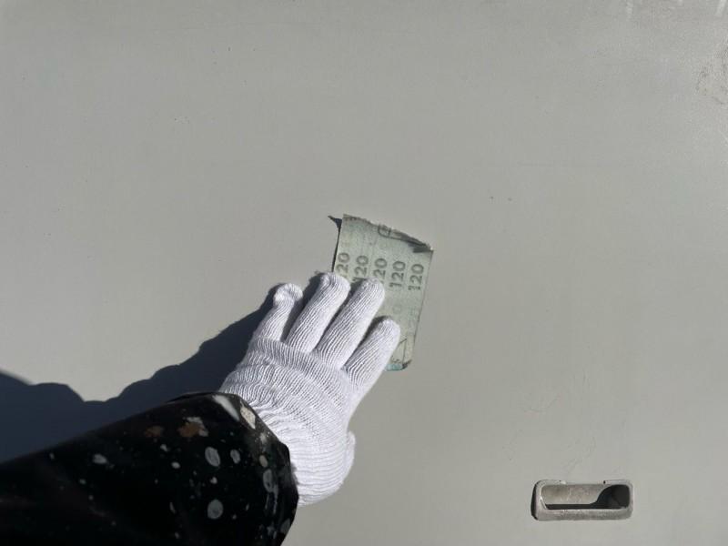 【スリムダクト塗装】ケレン作業